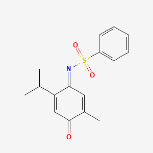 N-(2-isopropyl-5-methyl-4-oxo-2,5-cyclohexadien-1-ylidene)benzenesulfonamide