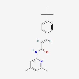 3-(4-tert-butylphenyl)-N-(4,6-dimethyl-2-pyridinyl)acrylamide