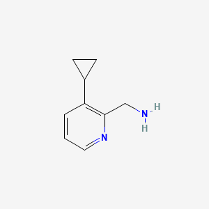 (3-Cyclopropylpyridin-2-yl)methanamine