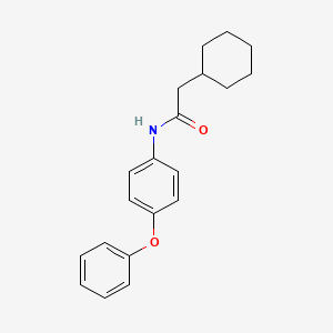 molecular formula C20H23NO2 B5785043 2-cyclohexyl-N-(4-phenoxyphenyl)acetamide 