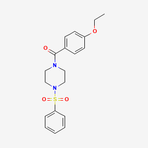 1-(4-ethoxybenzoyl)-4-(phenylsulfonyl)piperazine