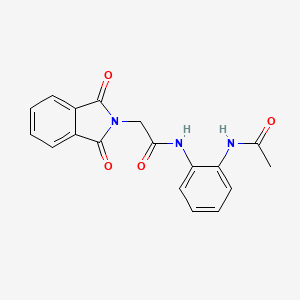 N-[2-(acetylamino)phenyl]-2-(1,3-dioxo-1,3-dihydro-2H-isoindol-2-yl)acetamide