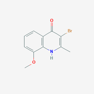 3-bromo-8-methoxy-2-methyl-4(1H)-quinolinone