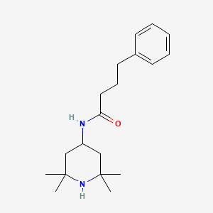 4-phenyl-N-(2,2,6,6-tetramethyl-4-piperidinyl)butanamide