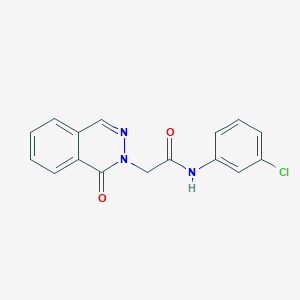 N-(3-chlorophenyl)-2-(1-oxo-2(1H)-phthalazinyl)acetamide