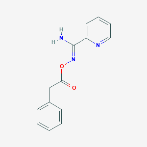 N'-[(2-phenylacetyl)oxy]-2-pyridinecarboximidamide
