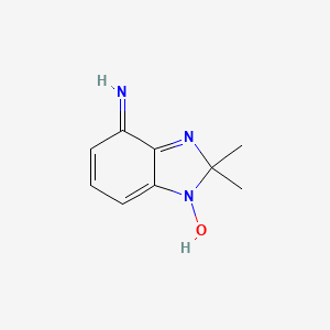 molecular formula C9H11N3O B5785292 2,2-dimethyl-2H-benzimidazol-4-amine 1-oxide 