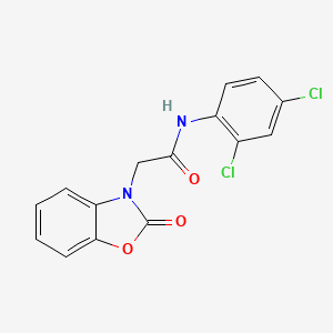 N-(2,4-dichlorophenyl)-2-(2-oxo-1,3-benzoxazol-3(2H)-yl)acetamide