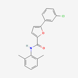 molecular formula C19H16ClNO2 B5785323 5-(3-chlorophenyl)-N-(2,6-dimethylphenyl)-2-furamide 