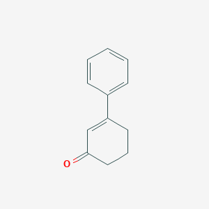 molecular formula C12H12O B057854 2-环己烯-1-酮，3-苯基- CAS No. 10345-87-6
