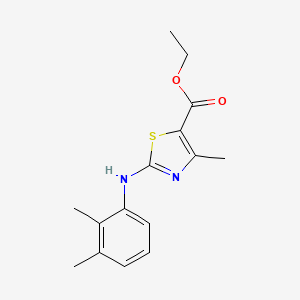 molecular formula C15H18N2O2S B5785444 ethyl 2-[(2,3-dimethylphenyl)amino]-4-methyl-1,3-thiazole-5-carboxylate 