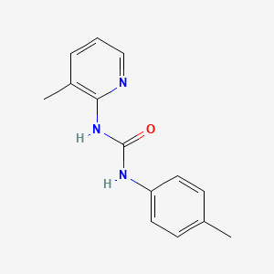molecular formula C14H15N3O B5785452 N-(4-methylphenyl)-N'-(3-methyl-2-pyridinyl)urea 