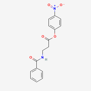 4-nitrophenyl N-benzoyl-beta-alaninate