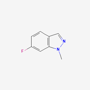 molecular formula C8H7FN2 B578547 6-氟-1-甲基-1H-吲唑 CAS No. 1209534-87-1