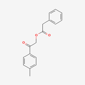 molecular formula C17H16O3 B5785481 2-(4-methylphenyl)-2-oxoethyl phenylacetate 
