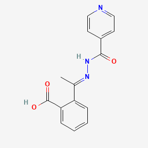 2-(N-isonicotinoylethanehydrazonoyl)benzoic acid