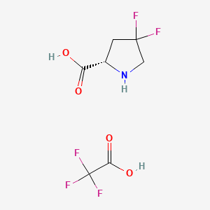 (2S)-4,4-difluoropyrrolidine-2-carboxylic acid;2,2,2-trifluoroacetic acid