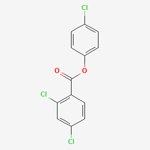 molecular formula C13H7Cl3O2 B5785527 4-chlorophenyl 2,4-dichlorobenzoate CAS No. 72083-17-1