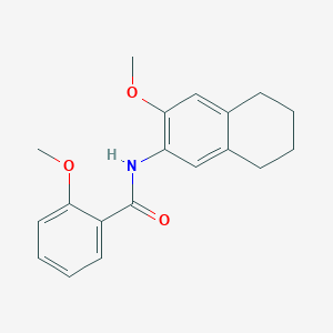 2-methoxy-N-(3-methoxy-5,6,7,8-tetrahydro-2-naphthalenyl)benzamide