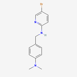 molecular formula C14H16BrN3 B5785695 5-bromo-N-[4-(dimethylamino)benzyl]-2-pyridinamine 