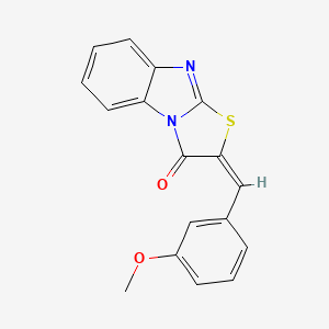 2-(3-methoxybenzylidene)[1,3]thiazolo[3,2-a]benzimidazol-3(2H)-one