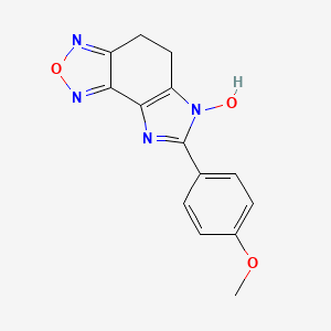 7-(4-methoxyphenyl)-4,5-dihydro-6H-imidazo[4,5-e][2,1,3]benzoxadiazol-6-ol