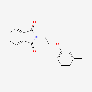 molecular formula C17H15NO3 B5785730 2-[2-(3-methylphenoxy)ethyl]-1H-isoindole-1,3(2H)-dione 