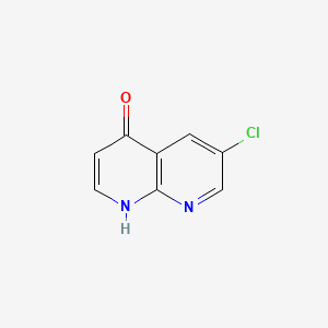 molecular formula C8H5ClN2O B578575 6-Chloro-1,8-naphthyridin-4-ol CAS No. 1219815-54-9