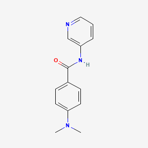 molecular formula C14H15N3O B5785810 4-(dimethylamino)-N-3-pyridinylbenzamide 