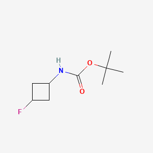 molecular formula C9H16FNO2 B578582 Tert-butyl 3-fluorocyclobutylcarbamate CAS No. 1284249-30-4