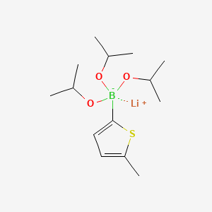 molecular formula C14H26BLiO3S B578583 Lithium triisopropyl 2-thiophenylborate CAS No. 1256364-33-6