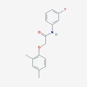 2-(2,4-dimethylphenoxy)-N-(3-fluorophenyl)acetamide