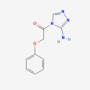 molecular formula C10H10N4O2 B5785904 4-(phenoxyacetyl)-4H-1,2,4-triazol-3-amine CAS No. 6089-70-9