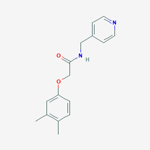 2-(3,4-dimethylphenoxy)-N-(4-pyridinylmethyl)acetamide