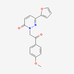 6-(furan-2-yl)-2-[2-(4-methoxyphenyl)-2-oxoethyl]pyridazin-3-one