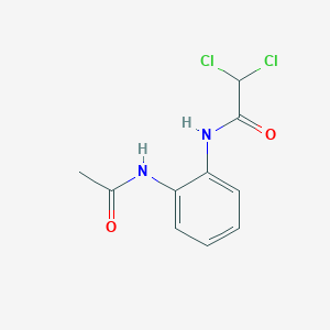 molecular formula C10H10Cl2N2O2 B5785971 N-[2-(acetylamino)phenyl]-2,2-dichloroacetamide 