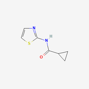 molecular formula C7H8N2OS B5786004 N-1,3-thiazol-2-ylcyclopropanecarboxamide 