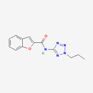 molecular formula C13H13N5O2 B5786028 N-(2-propyl-2H-tetrazol-5-yl)-1-benzofuran-2-carboxamide 