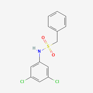 molecular formula C13H11Cl2NO2S B5786035 N-(3,5-dichlorophenyl)-1-phenylmethanesulfonamide 