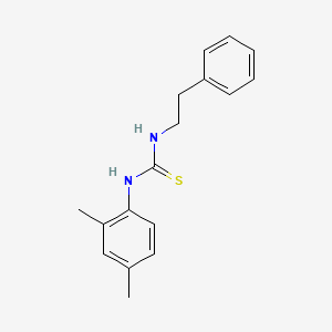 N-(2,4-dimethylphenyl)-N'-(2-phenylethyl)thiourea