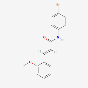 molecular formula C16H14BrNO2 B5786158 N-(4-bromophenyl)-3-(2-methoxyphenyl)acrylamide 