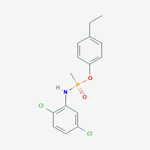 molecular formula C15H16Cl2NO2P B5786204 4-ethylphenyl N-(2,5-dichlorophenyl)-P-methylphosphonamidoate 