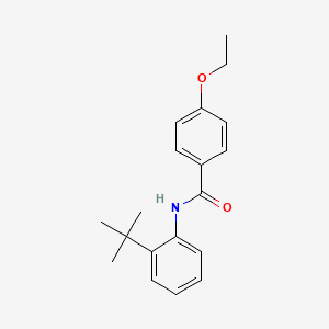 molecular formula C19H23NO2 B5786214 N-(2-tert-butylphenyl)-4-ethoxybenzamide 