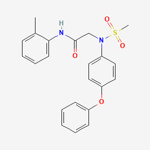 N~1~-(2-methylphenyl)-N~2~-(methylsulfonyl)-N~2~-(4-phenoxyphenyl)glycinamide