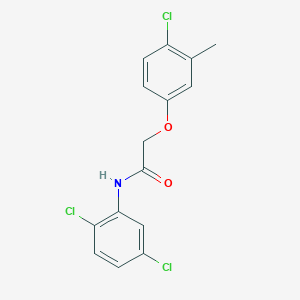 molecular formula C15H12Cl3NO2 B5786249 2-(4-chloro-3-methylphenoxy)-N-(2,5-dichlorophenyl)acetamide 