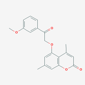 5-[2-(3-methoxyphenyl)-2-oxoethoxy]-4,7-dimethyl-2H-chromen-2-one