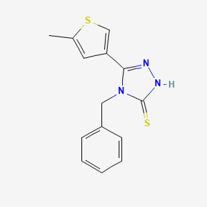 molecular formula C14H13N3S2 B5786333 4-benzyl-5-(5-methyl-3-thienyl)-4H-1,2,4-triazole-3-thiol 