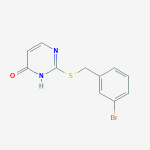 2-[(3-bromobenzyl)thio]-4-pyrimidinol