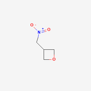 molecular formula C4H7NO3 B578640 3-(Nitromethyl)oxetane CAS No. 1313739-08-0