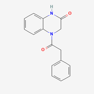 molecular formula C16H14N2O2 B5786445 4-(phenylacetyl)-3,4-dihydro-2(1H)-quinoxalinone 